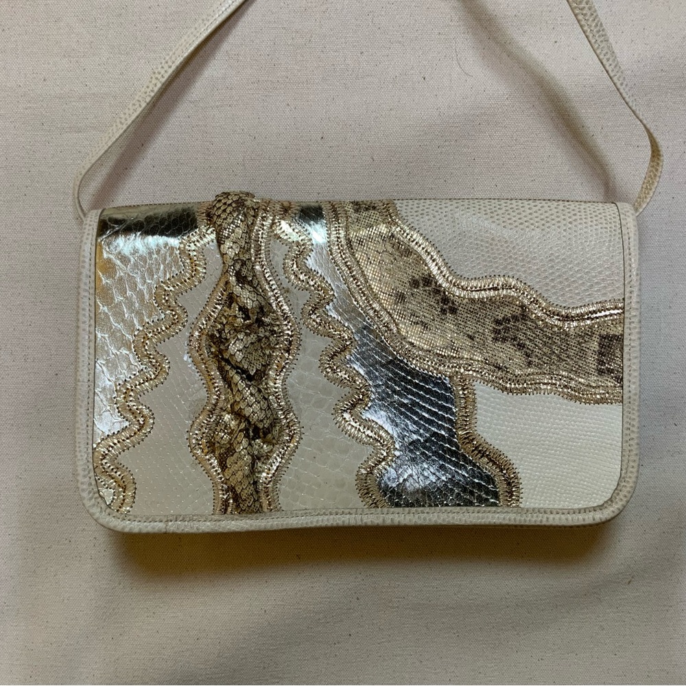 Vasilis for Trotting Vintage Genuine Multi Skin Purse